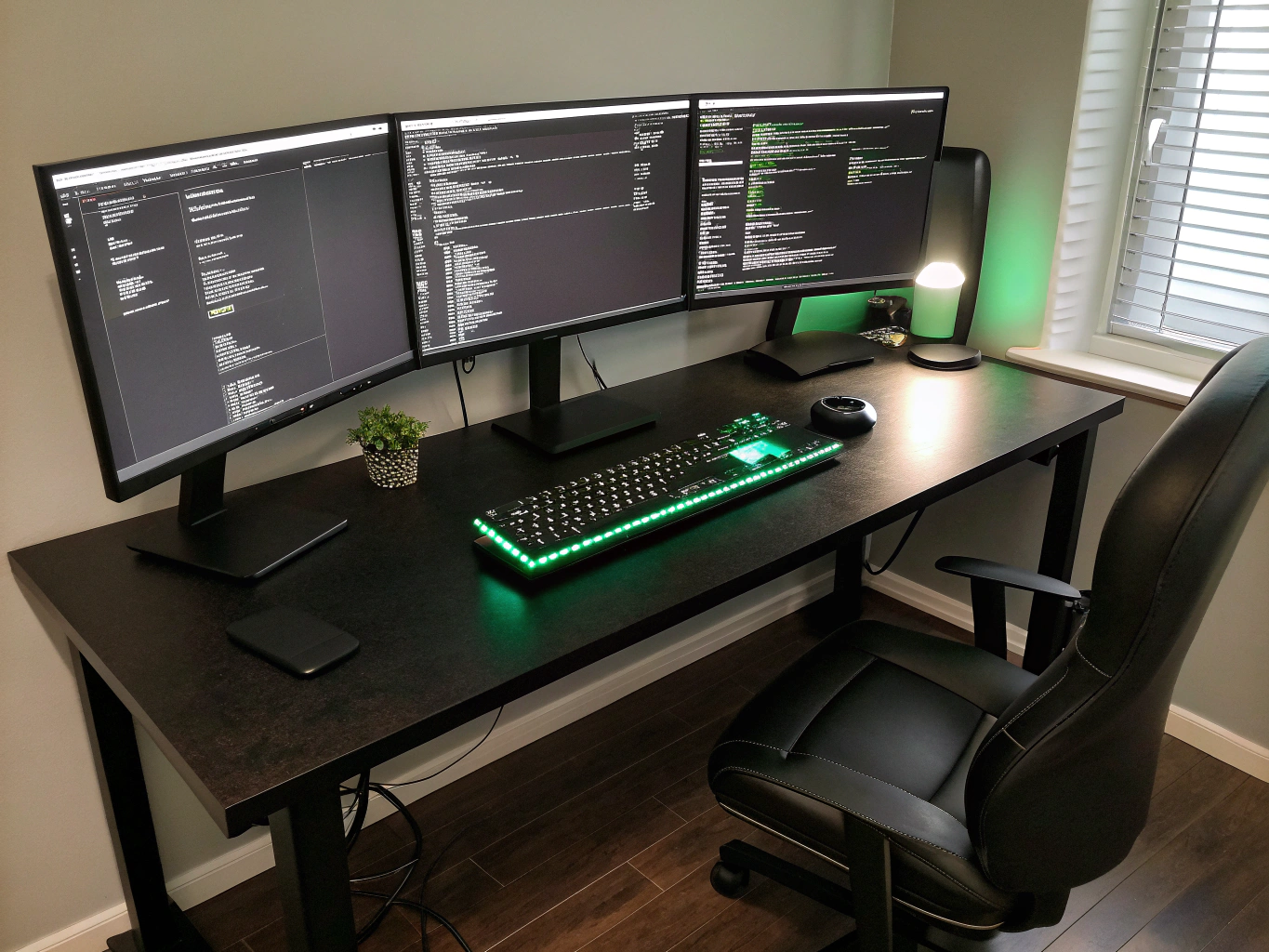 Modern web design workspace